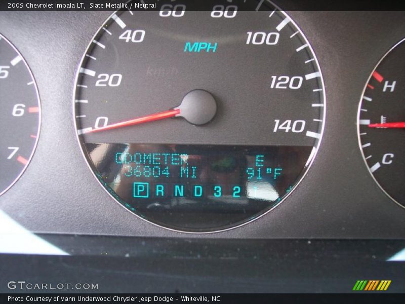 Slate Metallic / Neutral 2009 Chevrolet Impala LT
