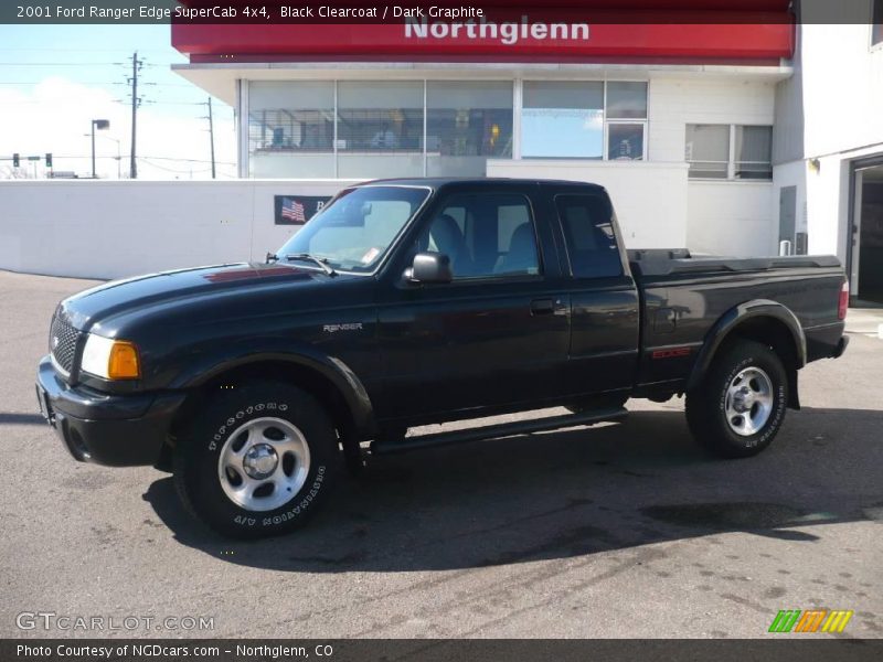 Black Clearcoat / Dark Graphite 2001 Ford Ranger Edge SuperCab 4x4