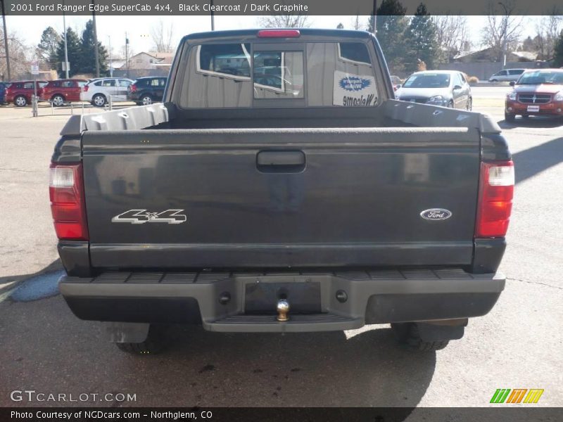 Black Clearcoat / Dark Graphite 2001 Ford Ranger Edge SuperCab 4x4