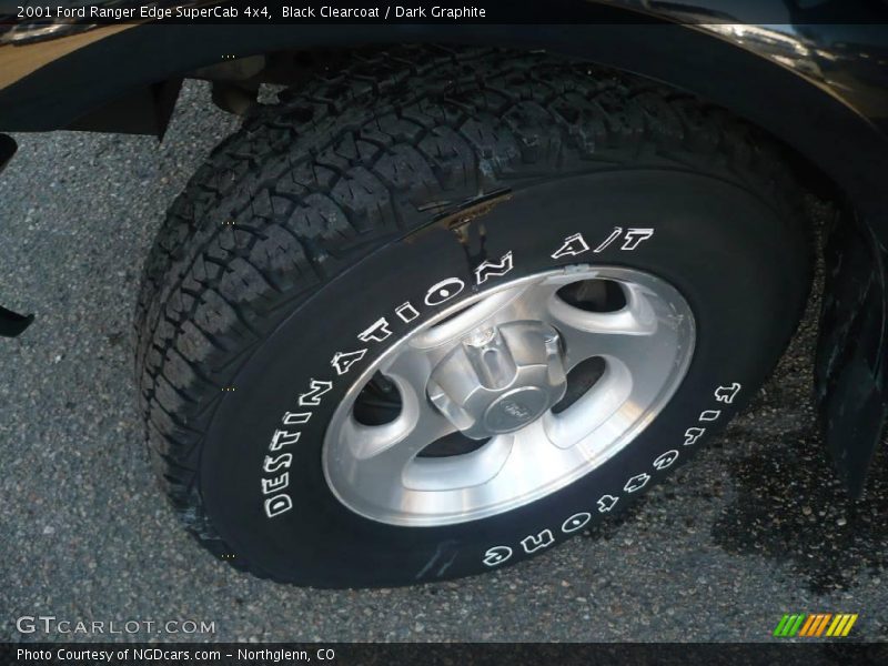 Black Clearcoat / Dark Graphite 2001 Ford Ranger Edge SuperCab 4x4