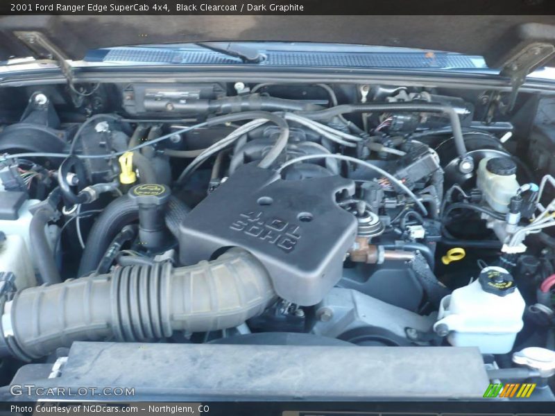 Black Clearcoat / Dark Graphite 2001 Ford Ranger Edge SuperCab 4x4