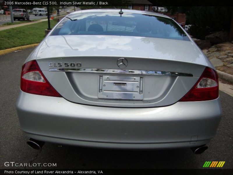 Iridium Silver Metallic / Black 2006 Mercedes-Benz CLS 500