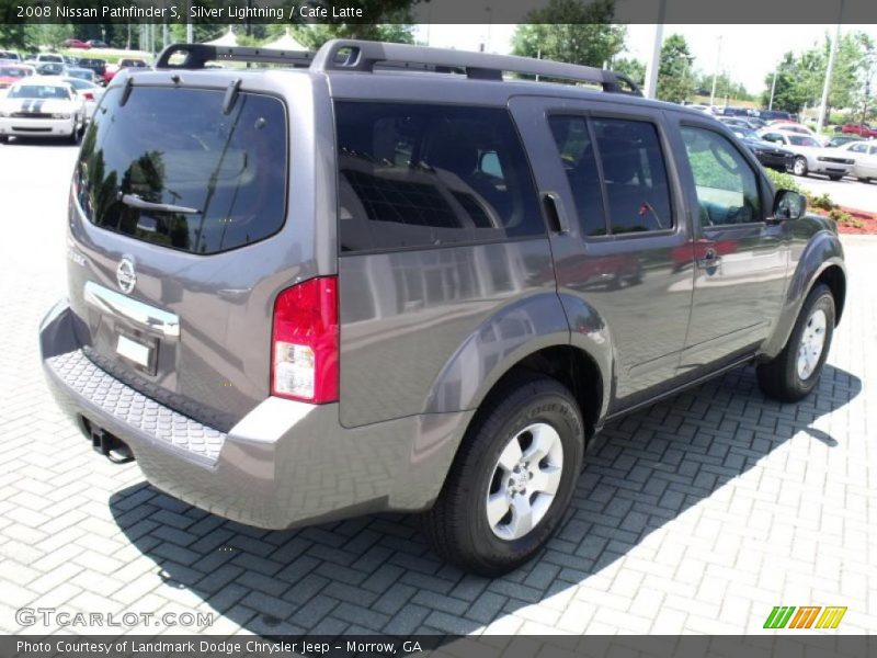 Silver Lightning / Cafe Latte 2008 Nissan Pathfinder S