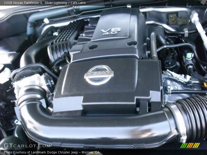 Silver Lightning / Cafe Latte 2008 Nissan Pathfinder S