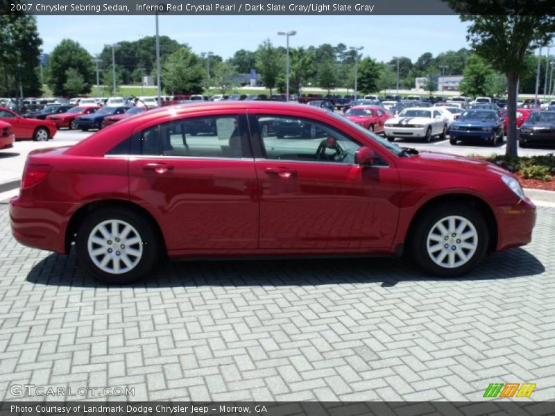 Inferno Red Crystal Pearl / Dark Slate Gray/Light Slate Gray 2007 Chrysler Sebring Sedan