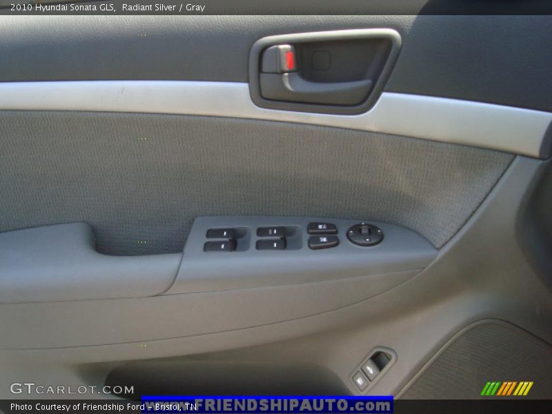 Radiant Silver / Gray 2010 Hyundai Sonata GLS