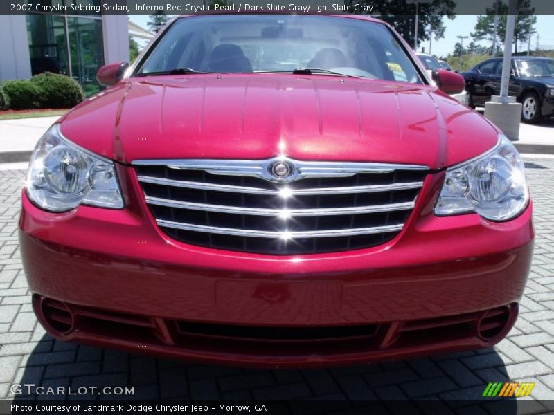 Inferno Red Crystal Pearl / Dark Slate Gray/Light Slate Gray 2007 Chrysler Sebring Sedan