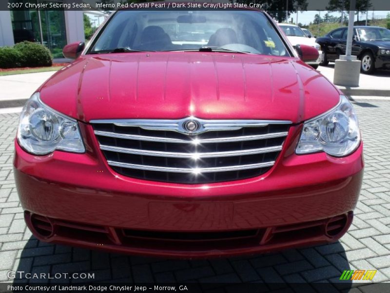 Inferno Red Crystal Pearl / Dark Slate Gray/Light Slate Gray 2007 Chrysler Sebring Sedan