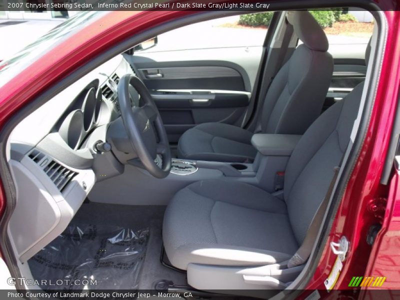 Inferno Red Crystal Pearl / Dark Slate Gray/Light Slate Gray 2007 Chrysler Sebring Sedan