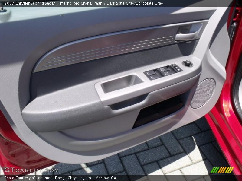 Inferno Red Crystal Pearl / Dark Slate Gray/Light Slate Gray 2007 Chrysler Sebring Sedan