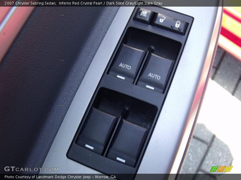 Inferno Red Crystal Pearl / Dark Slate Gray/Light Slate Gray 2007 Chrysler Sebring Sedan