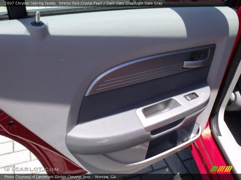 Inferno Red Crystal Pearl / Dark Slate Gray/Light Slate Gray 2007 Chrysler Sebring Sedan
