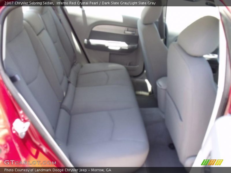 Inferno Red Crystal Pearl / Dark Slate Gray/Light Slate Gray 2007 Chrysler Sebring Sedan