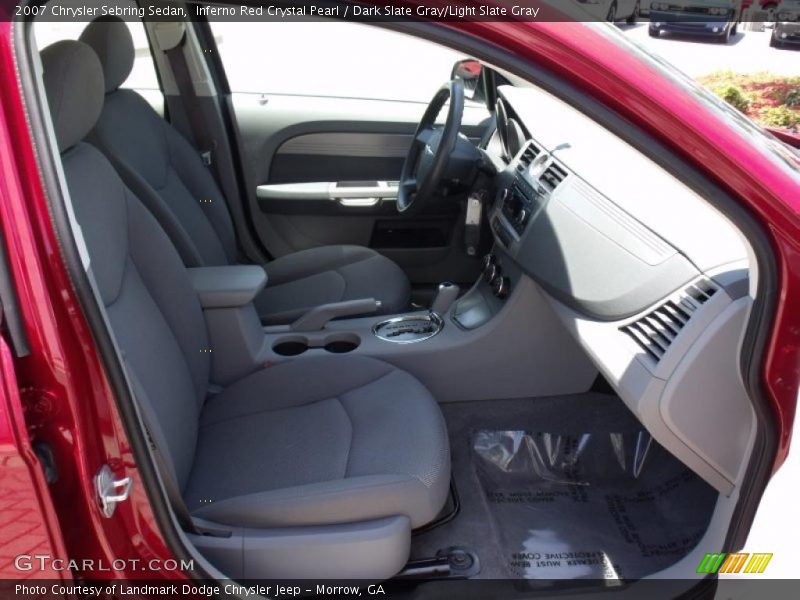 Inferno Red Crystal Pearl / Dark Slate Gray/Light Slate Gray 2007 Chrysler Sebring Sedan