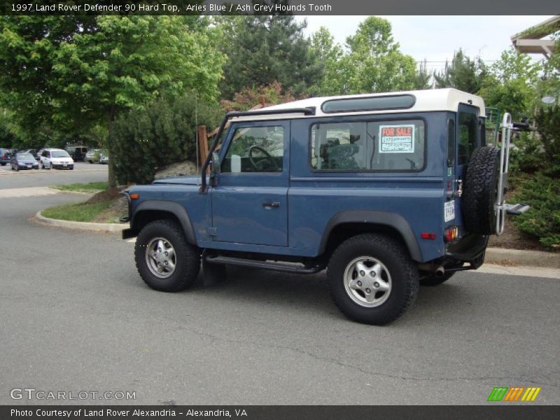 Aries Blue / Ash Grey Hounds Tooth 1997 Land Rover Defender 90 Hard Top