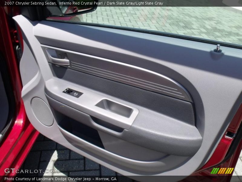 Inferno Red Crystal Pearl / Dark Slate Gray/Light Slate Gray 2007 Chrysler Sebring Sedan