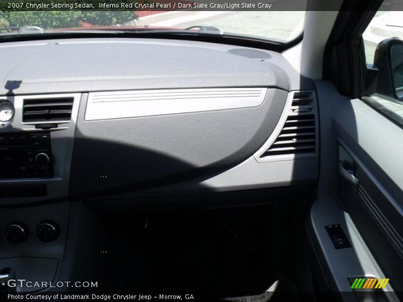 Inferno Red Crystal Pearl / Dark Slate Gray/Light Slate Gray 2007 Chrysler Sebring Sedan