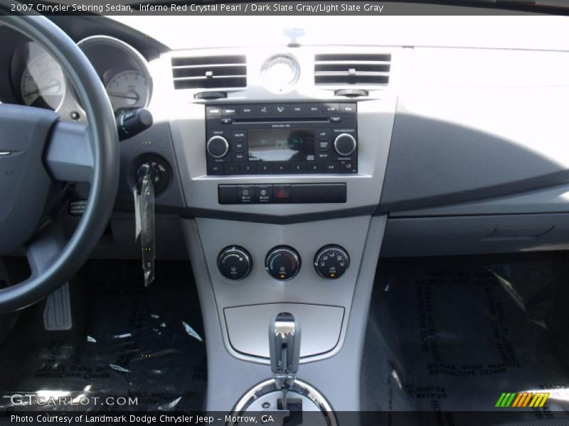 Inferno Red Crystal Pearl / Dark Slate Gray/Light Slate Gray 2007 Chrysler Sebring Sedan