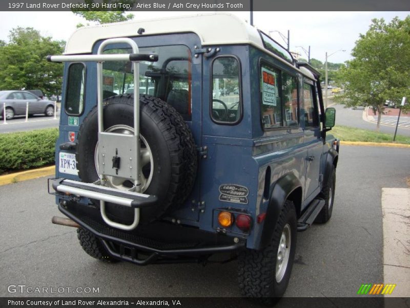 Aries Blue / Ash Grey Hounds Tooth 1997 Land Rover Defender 90 Hard Top