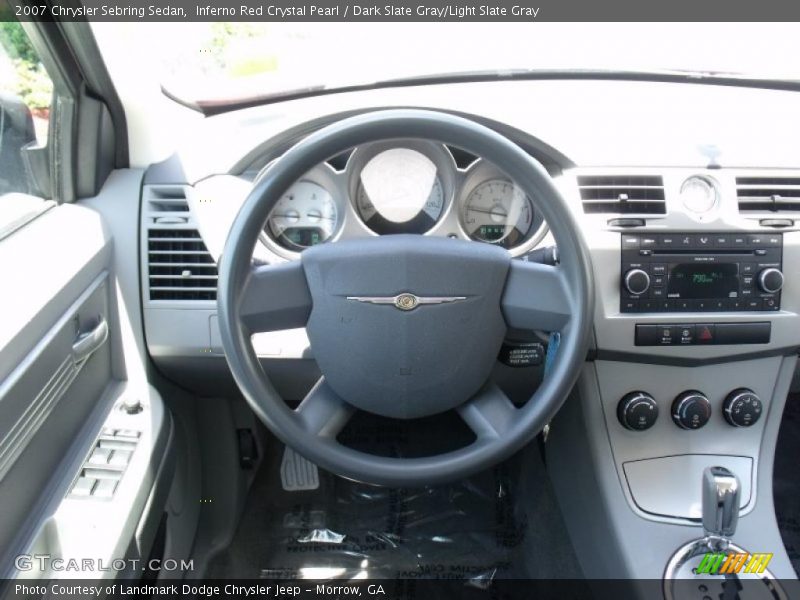 Inferno Red Crystal Pearl / Dark Slate Gray/Light Slate Gray 2007 Chrysler Sebring Sedan