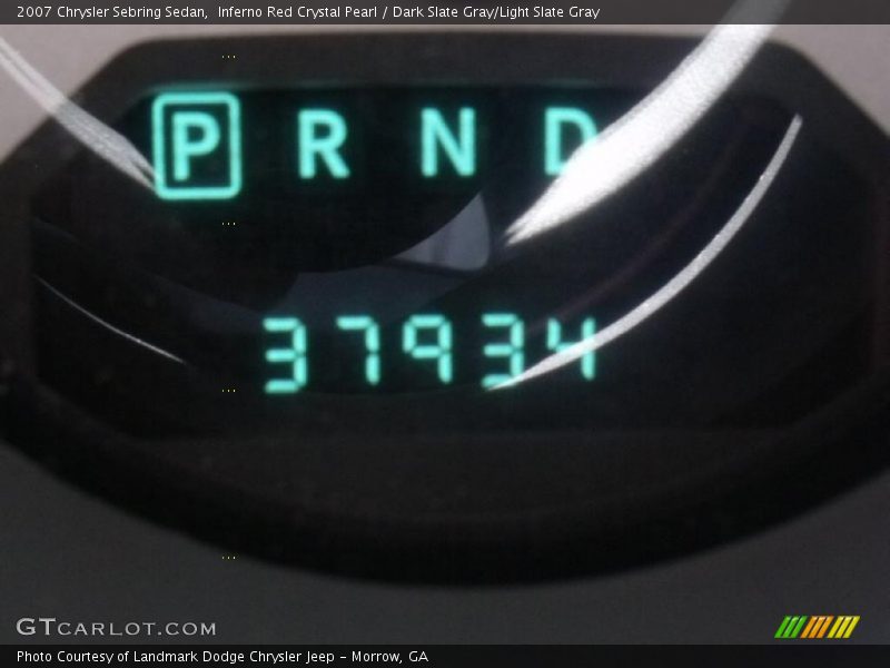 Inferno Red Crystal Pearl / Dark Slate Gray/Light Slate Gray 2007 Chrysler Sebring Sedan