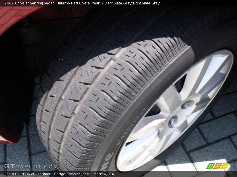 Inferno Red Crystal Pearl / Dark Slate Gray/Light Slate Gray 2007 Chrysler Sebring Sedan