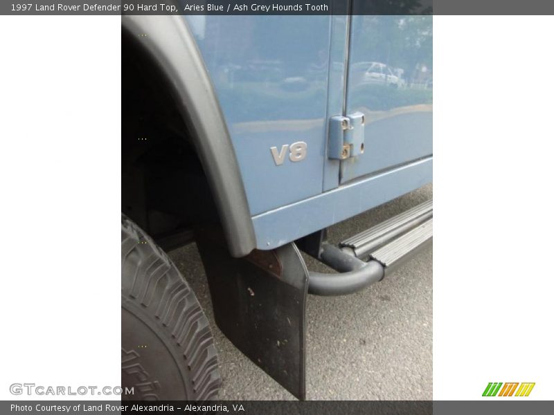 Aries Blue / Ash Grey Hounds Tooth 1997 Land Rover Defender 90 Hard Top