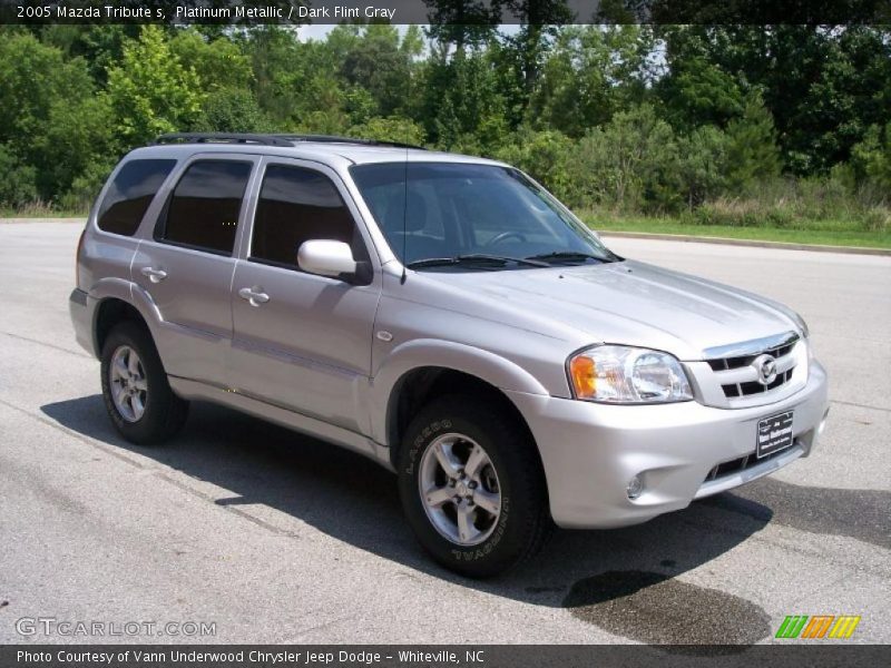 Platinum Metallic / Dark Flint Gray 2005 Mazda Tribute s