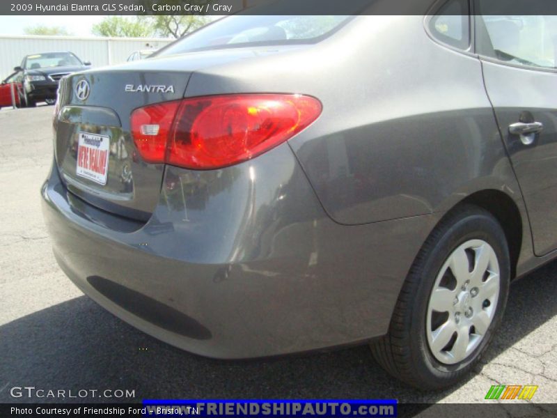 Carbon Gray / Gray 2009 Hyundai Elantra GLS Sedan