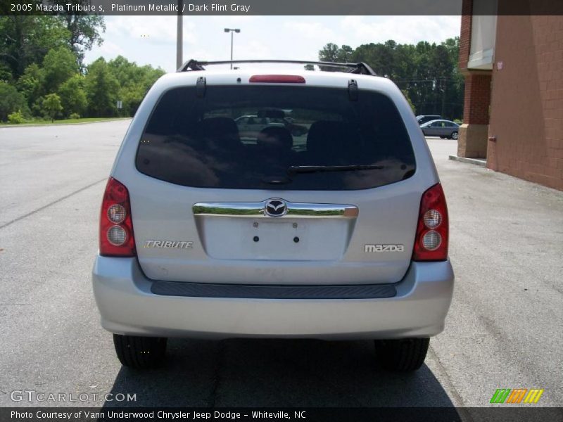 Platinum Metallic / Dark Flint Gray 2005 Mazda Tribute s