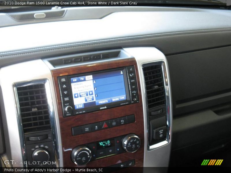 Stone White / Dark Slate Gray 2010 Dodge Ram 1500 Laramie Crew Cab 4x4