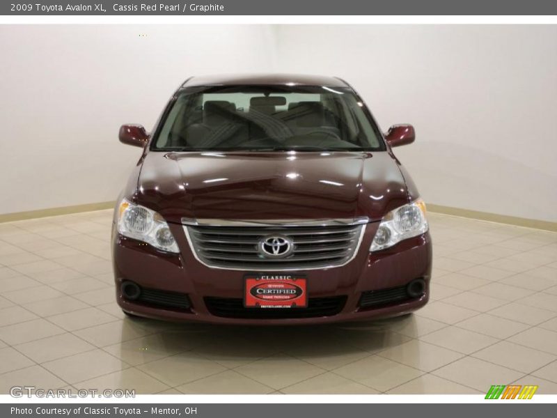 Cassis Red Pearl / Graphite 2009 Toyota Avalon XL