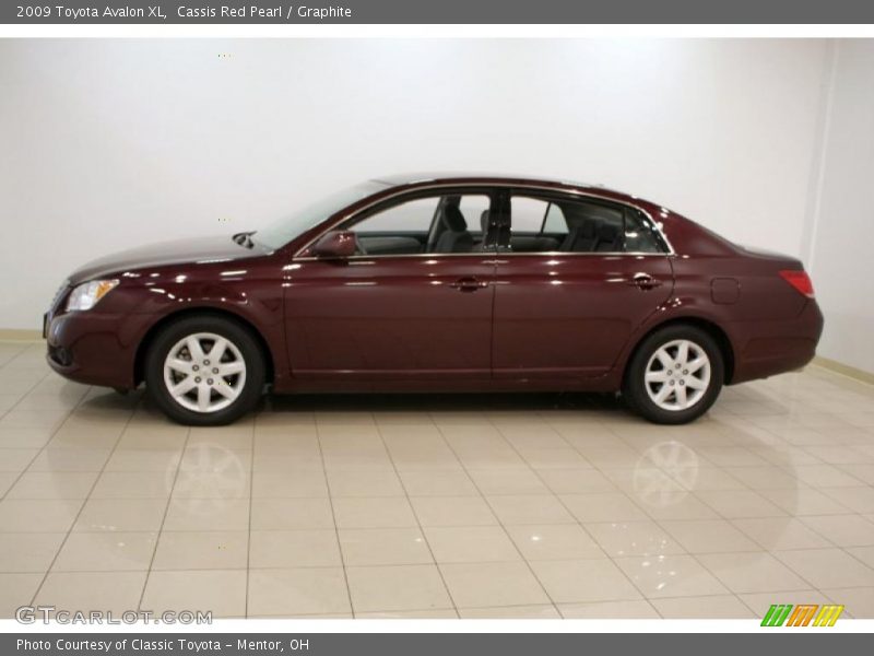 Cassis Red Pearl / Graphite 2009 Toyota Avalon XL
