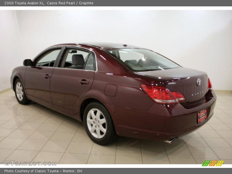 Cassis Red Pearl / Graphite 2009 Toyota Avalon XL