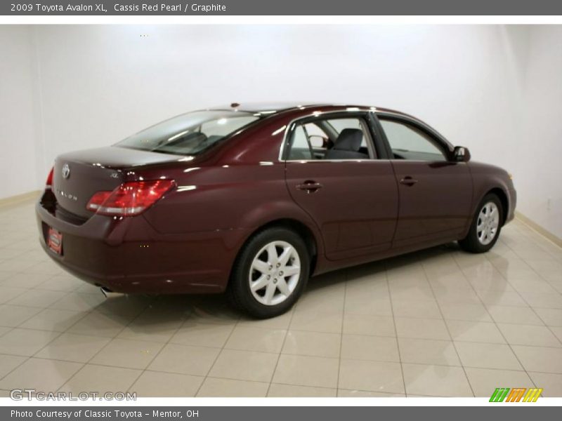 Cassis Red Pearl / Graphite 2009 Toyota Avalon XL