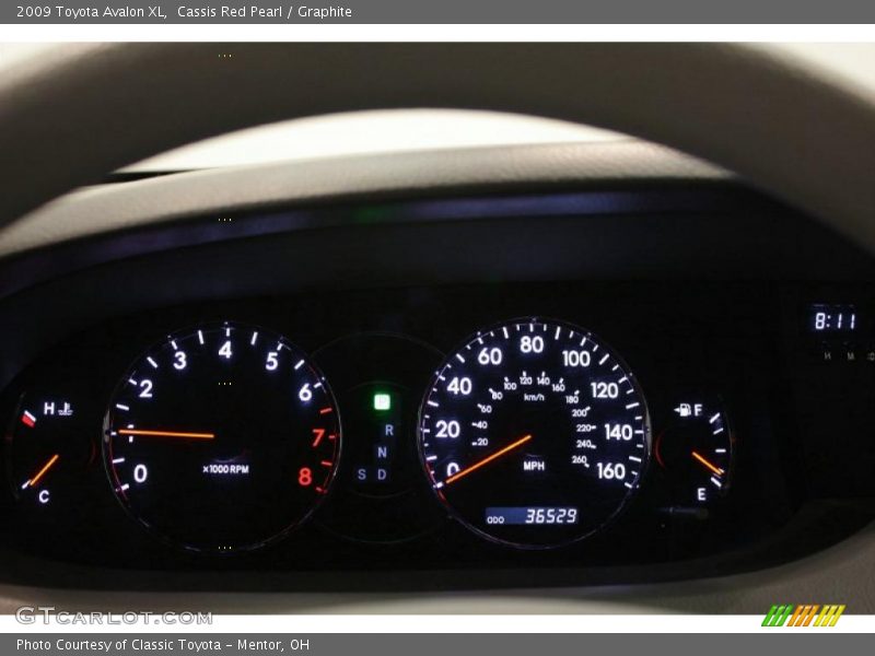 Cassis Red Pearl / Graphite 2009 Toyota Avalon XL