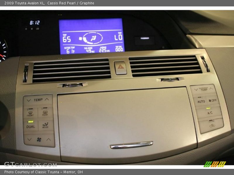 Cassis Red Pearl / Graphite 2009 Toyota Avalon XL
