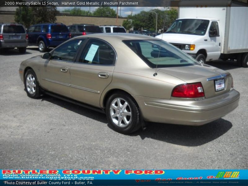 Harvest Gold Metallic / Medium Parchment 2000 Mercury Sable LS Sedan