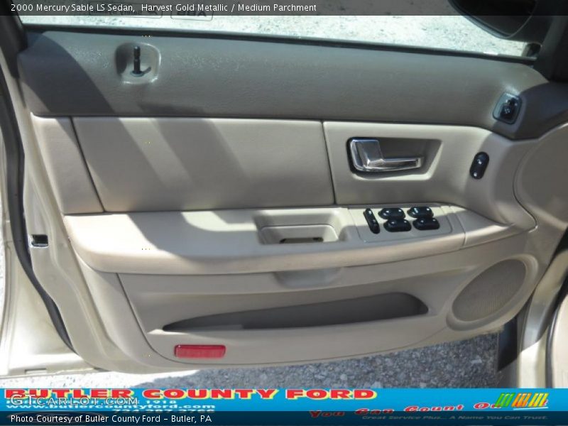 Harvest Gold Metallic / Medium Parchment 2000 Mercury Sable LS Sedan