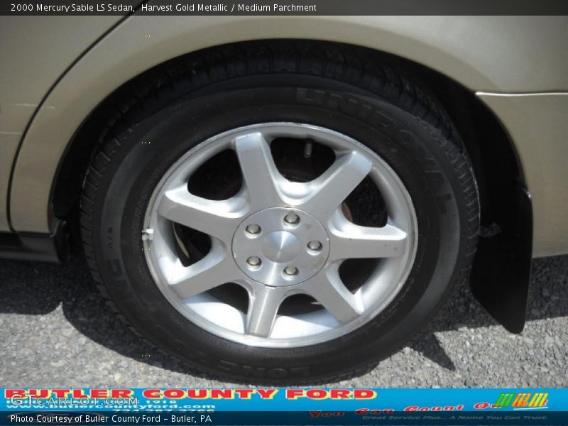 Harvest Gold Metallic / Medium Parchment 2000 Mercury Sable LS Sedan