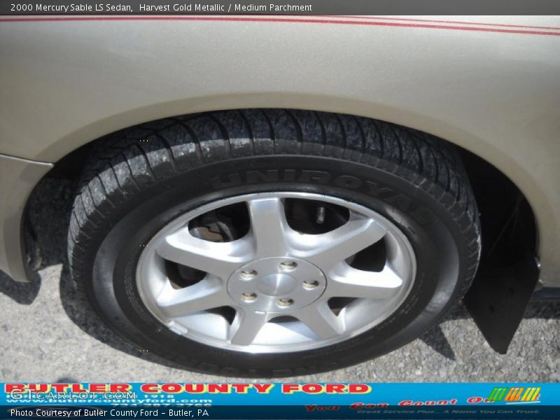 Harvest Gold Metallic / Medium Parchment 2000 Mercury Sable LS Sedan