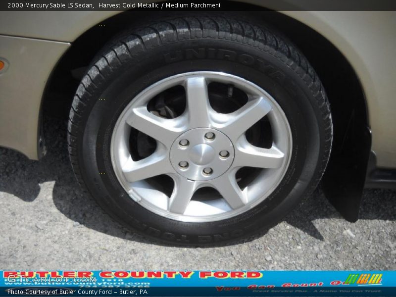 Harvest Gold Metallic / Medium Parchment 2000 Mercury Sable LS Sedan