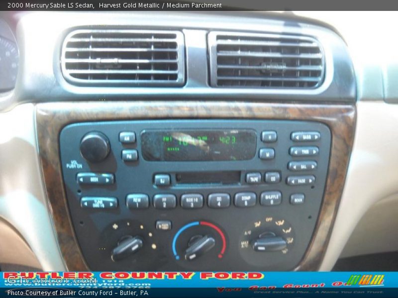 Harvest Gold Metallic / Medium Parchment 2000 Mercury Sable LS Sedan