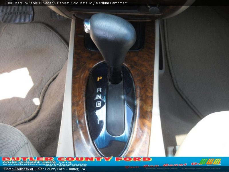 Harvest Gold Metallic / Medium Parchment 2000 Mercury Sable LS Sedan