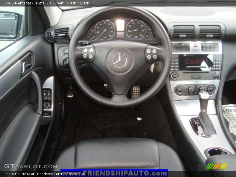 Black / Black 2006 Mercedes-Benz C 230 Sport