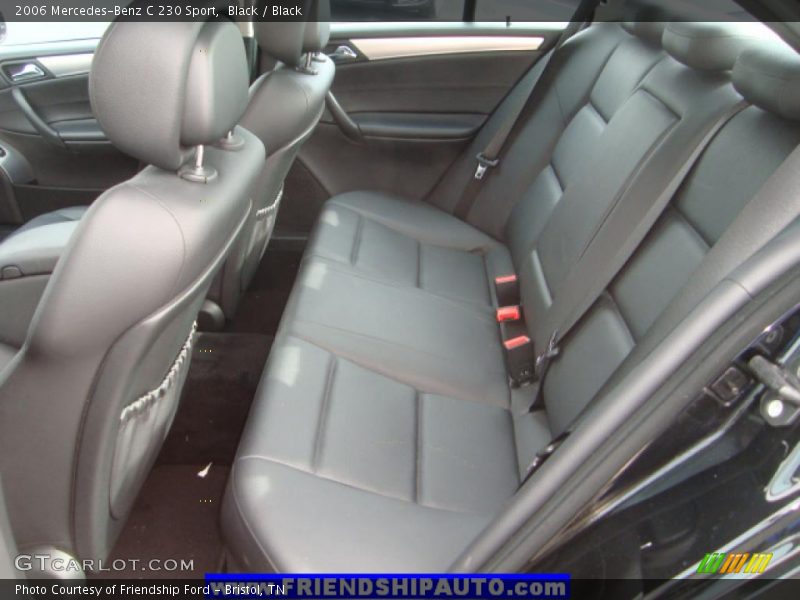 Black / Black 2006 Mercedes-Benz C 230 Sport