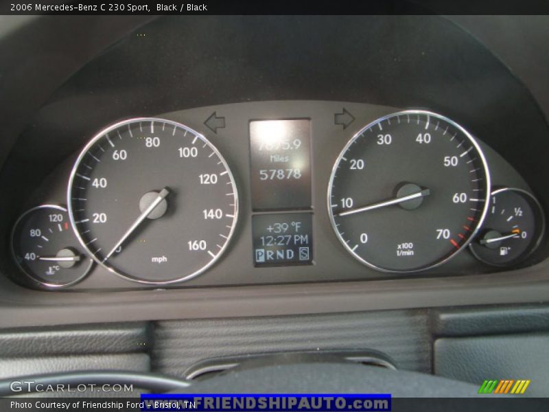 Black / Black 2006 Mercedes-Benz C 230 Sport