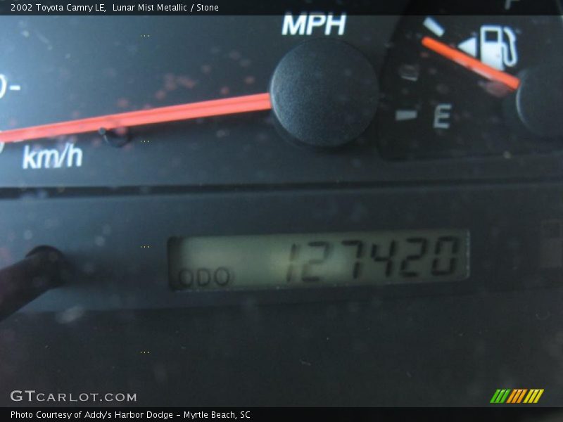 Lunar Mist Metallic / Stone 2002 Toyota Camry LE