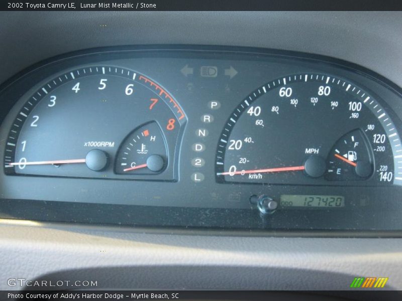 Lunar Mist Metallic / Stone 2002 Toyota Camry LE