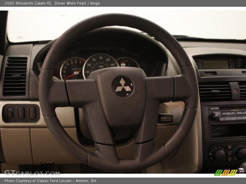 Dover White Pearl / Beige 2005 Mitsubishi Galant ES